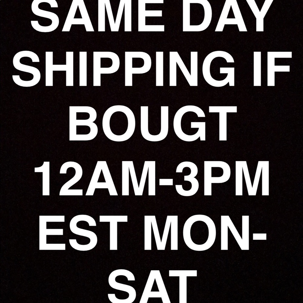 SAME DAY SHIPPING!!!!!